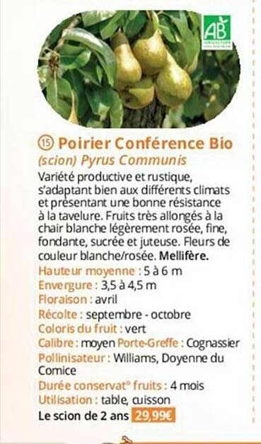 poirier conférence bio