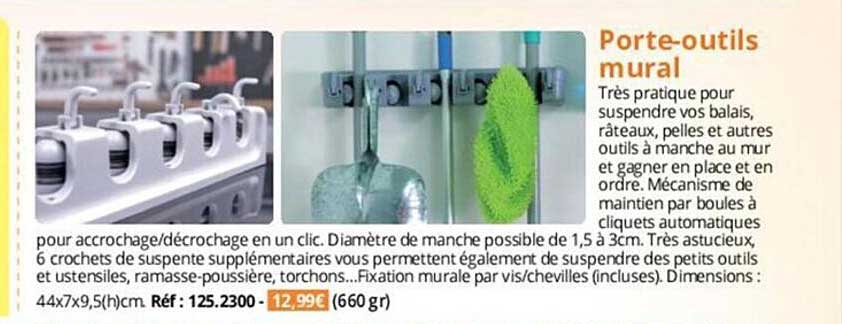 porte-outils mural