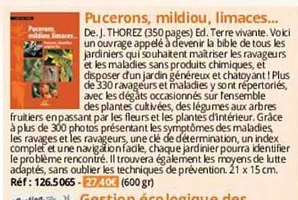 pucerons, mildiou, limaces