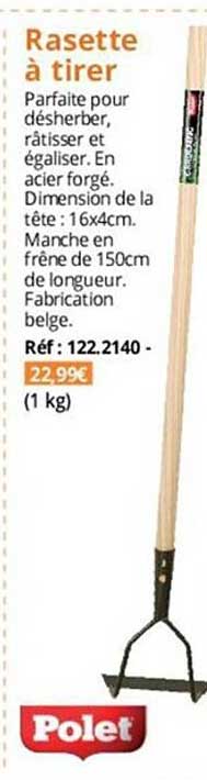 Rasette à Tirer Polet