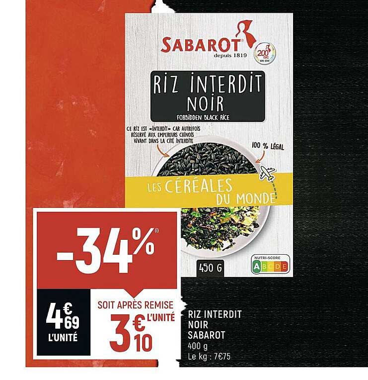 riz interdit noir sabarot