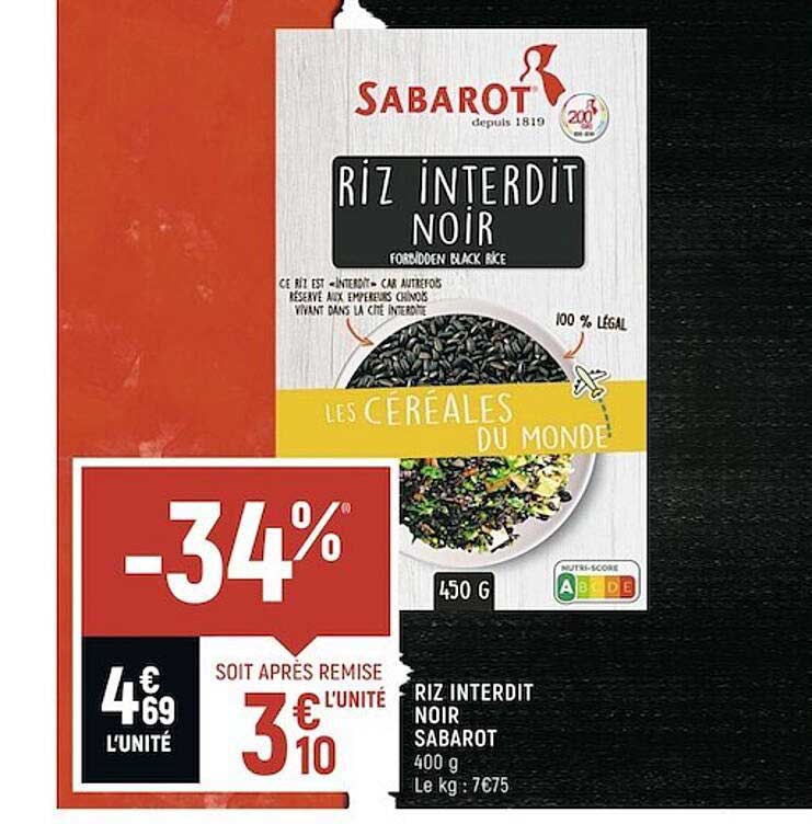 riz interdit noir sabarot