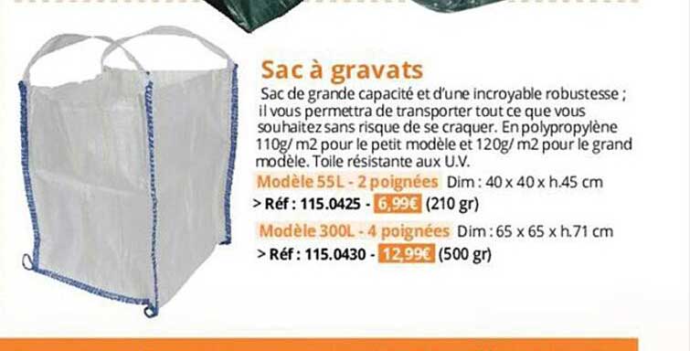 sac à gravats