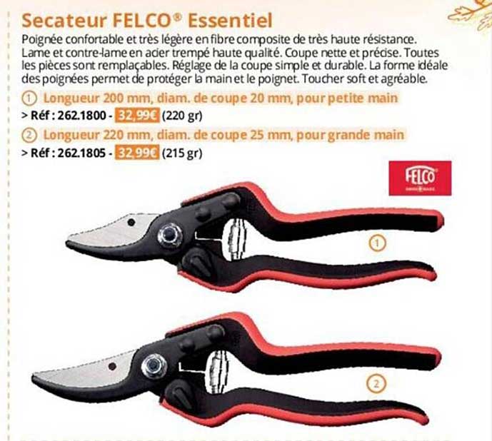 sécateur felco essentiel