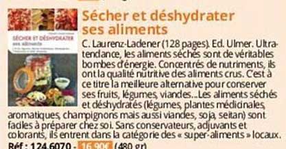 sècher et déshydrater ses aliments
