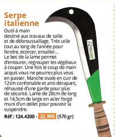 serpe italienne