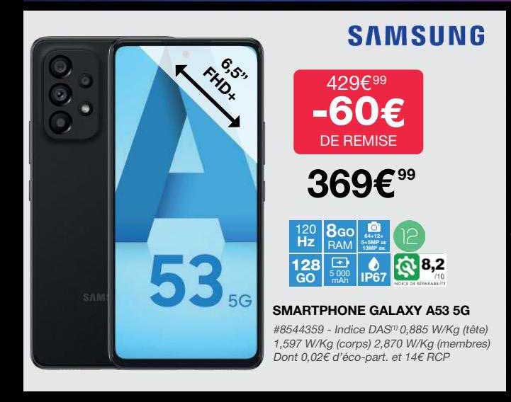 Smartphone Samsung Galaxy A53 5g