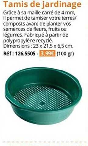 Tamis De Jardinage
