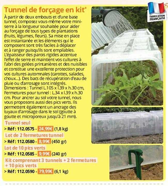 tunnel de forçage en kit