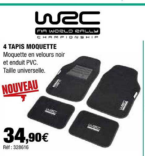 4 tapis moquette