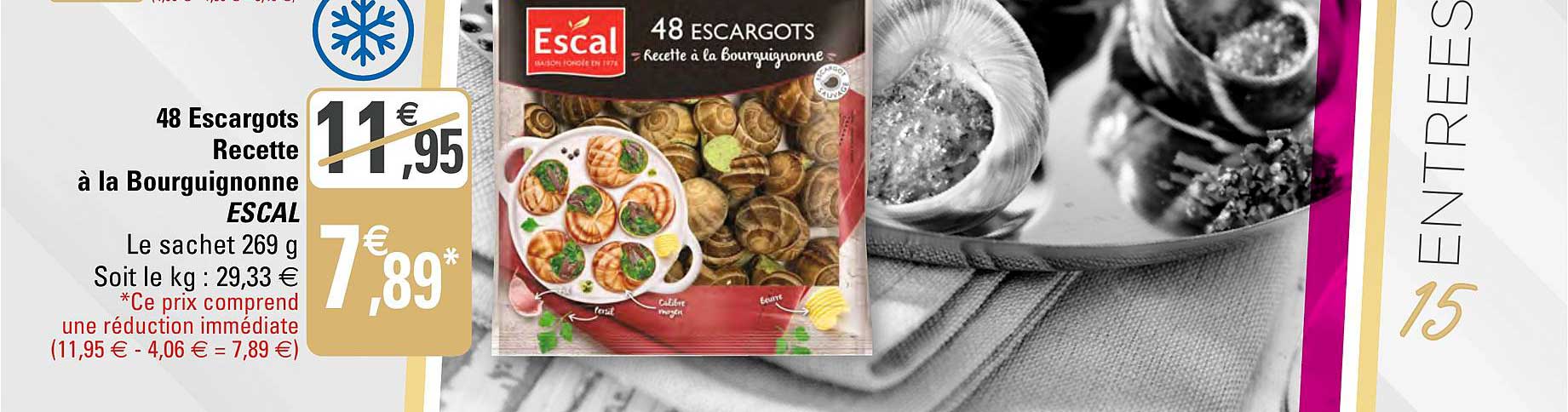 48 escargots recette à la bourguignonne escal