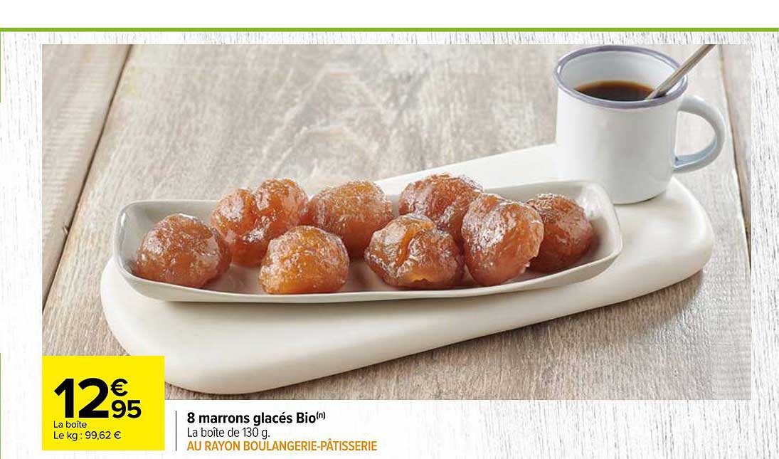 8 Marrons Glacé Bio