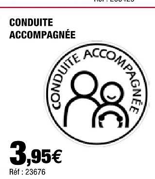 adhésif conduite accompagnée