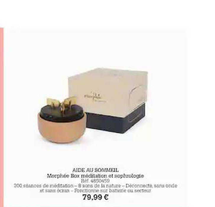 aide au sommeil morphée box méditation et sophrologie