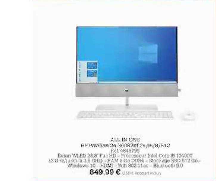 all in one hp pavilion