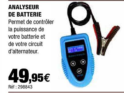 analyseur de batterie