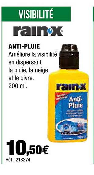 anti-pluie rainx
