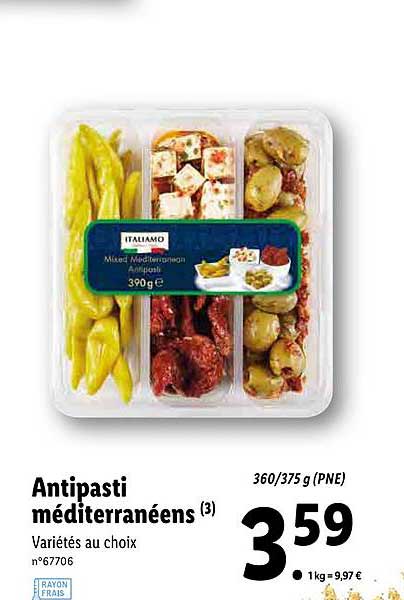 Antipasti Méditerranéens