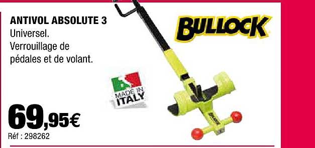antivol absolute 3 bullock