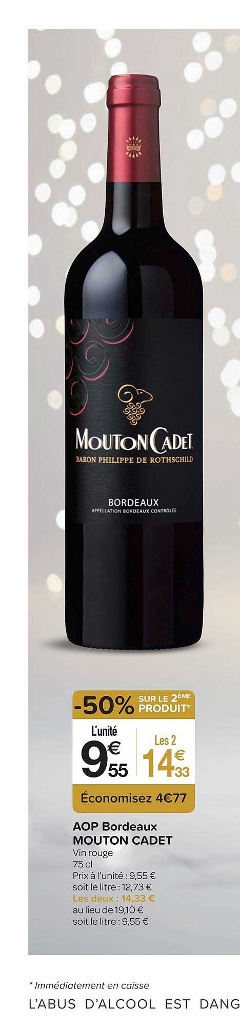 aop bordeaux mouton cadet