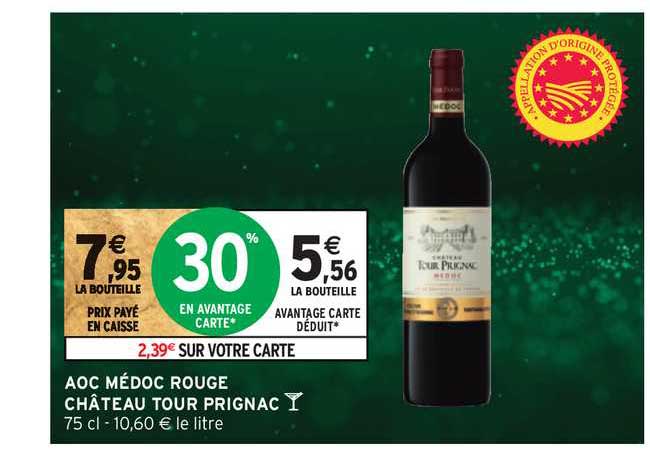 aop médoc rouge château tour prignac