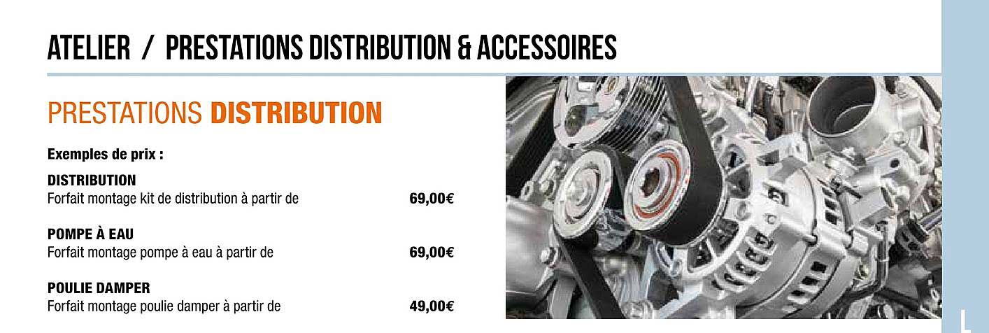 atelier - prestations distributeur & accessoires