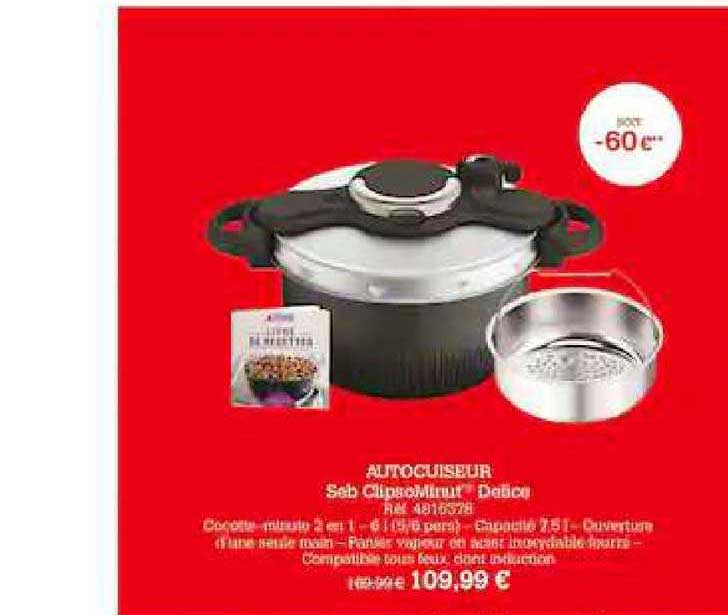 autocuiseur seb clipsominut delico