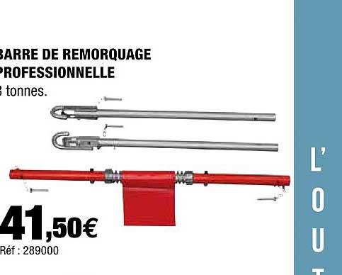 barre de remorquage professionnelle