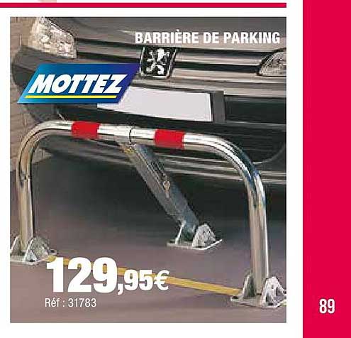barrière de parking mottez