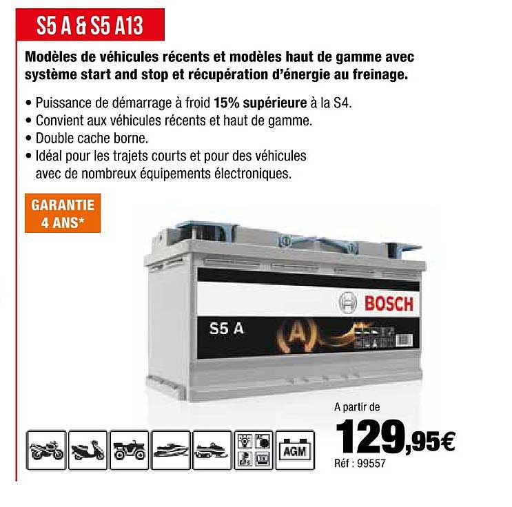 batteries s5 a & s5 a13 bosch