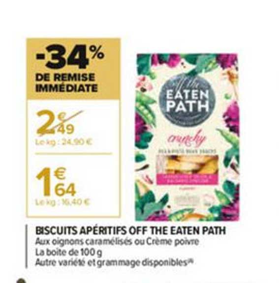 biscuits apéritifs off the eaten path