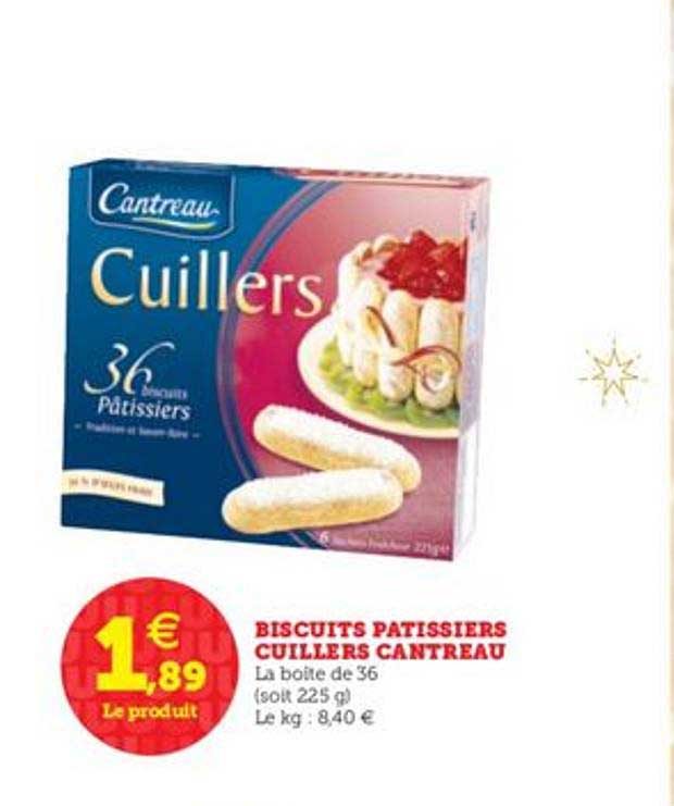 biscuits tapissières cuillers cantreau