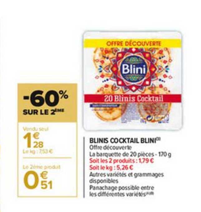 Blinis Cocktail Blini