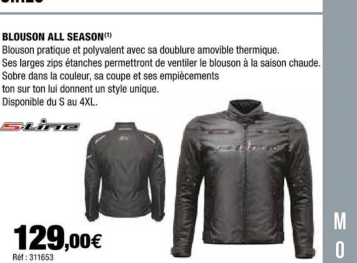 blouson all season s-line