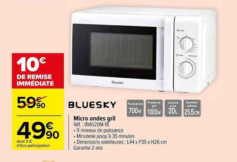 Bluesky Micro Ondes Gril