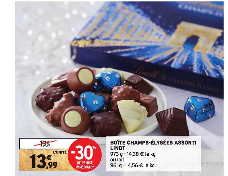 boîte chaps-élysées assorti lindt