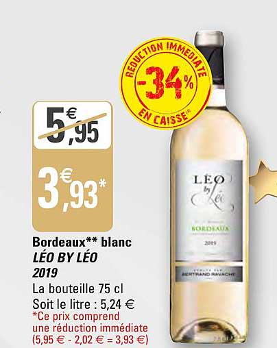 Bordeaux Blanc Léo By Léo