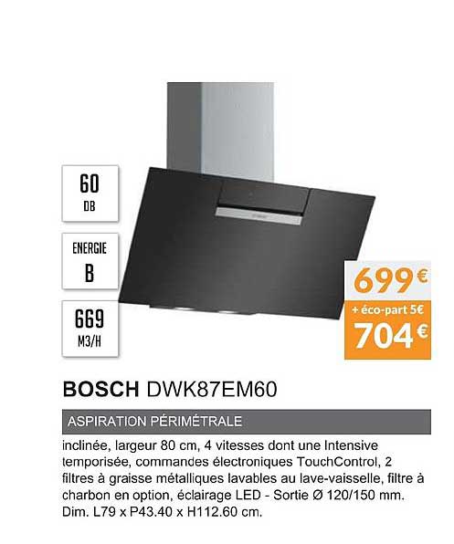 bosch dwk87em60 aspiration périmétrale