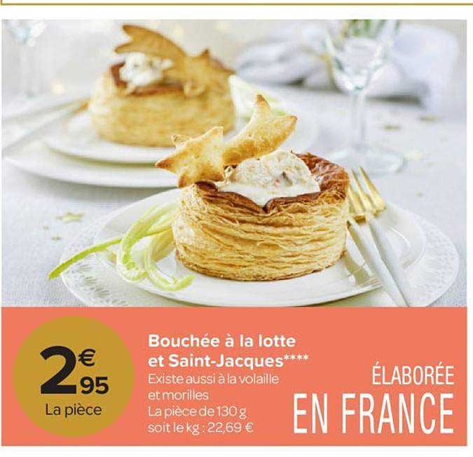 Bouchée à La Lotte Et Saint-jacques