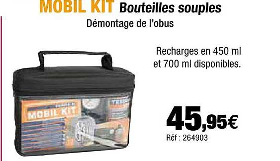 bouteilles souples mobil kit