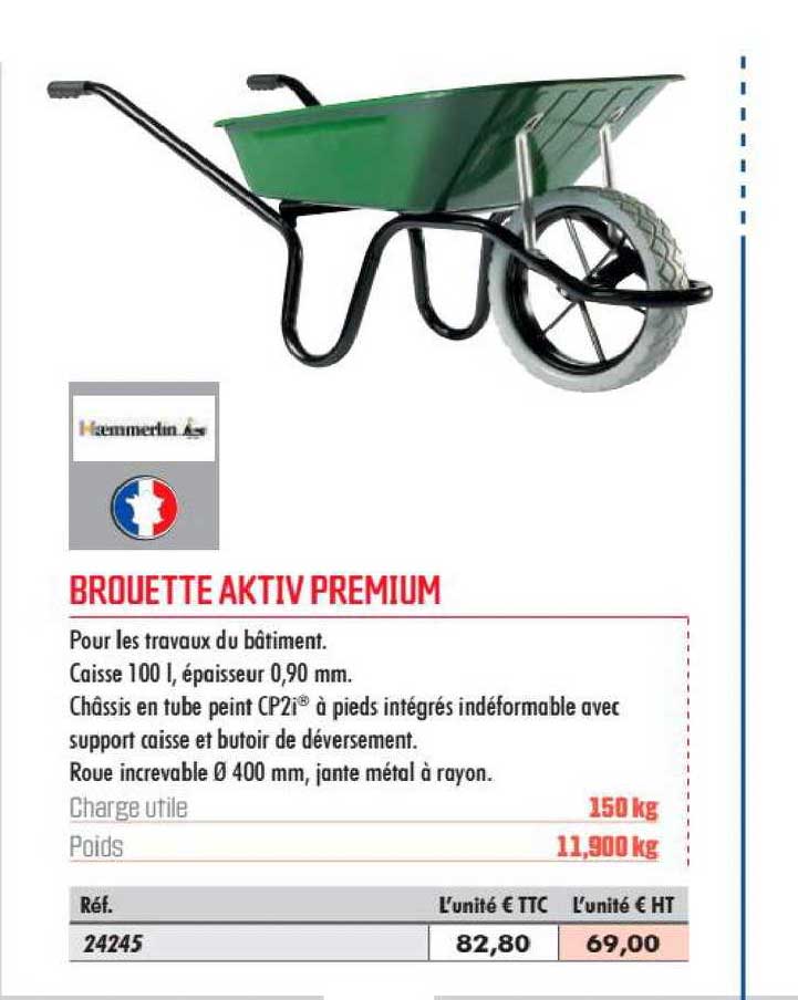 brouette aktiv premium