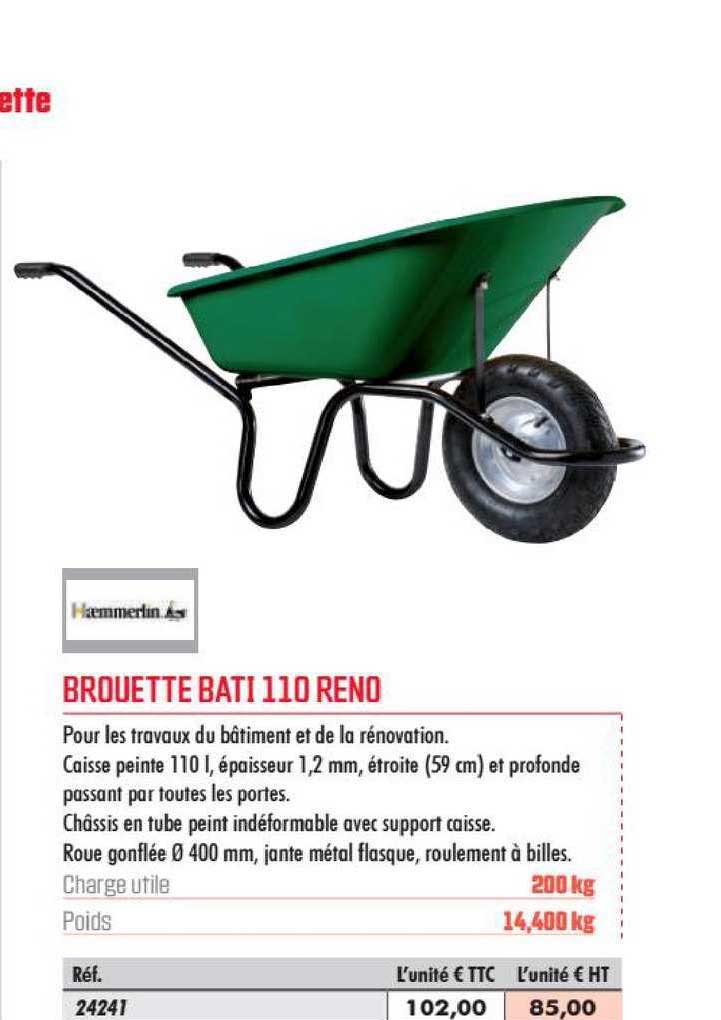 brouette bati 110 reno