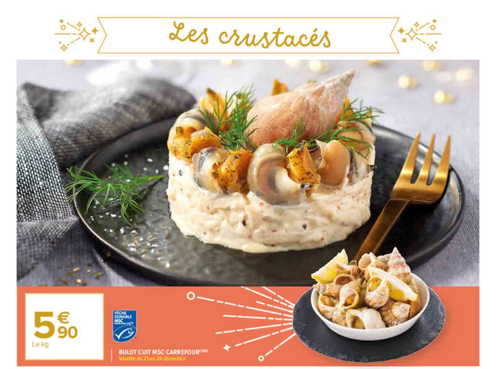 Bulot Cuit Msc Carrefour