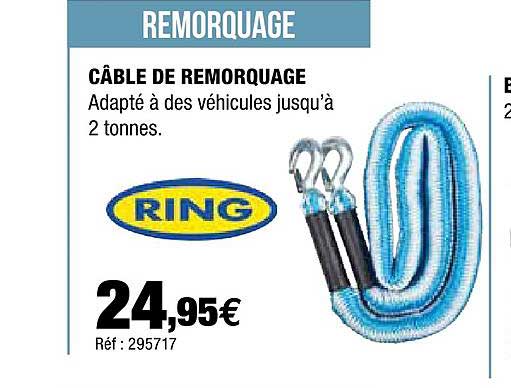 câble de remorquage ring