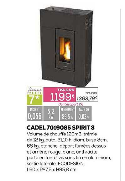 cadel 7019085 spirit 3