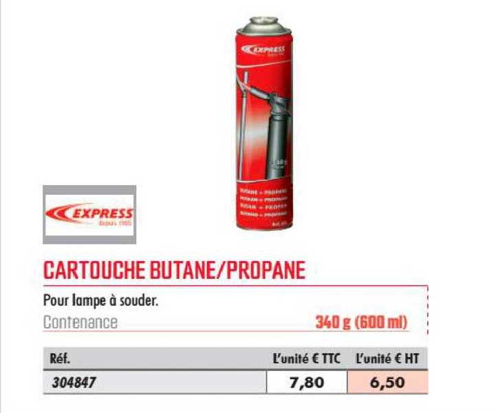 Cartouche Butane Propane
