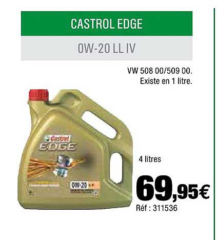 castrol edge ow-20 ll iv