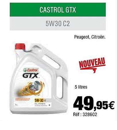 castrol gtx 5w30 c2
