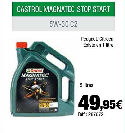 Castrol Magnatec Stop Start 5w-30 C2