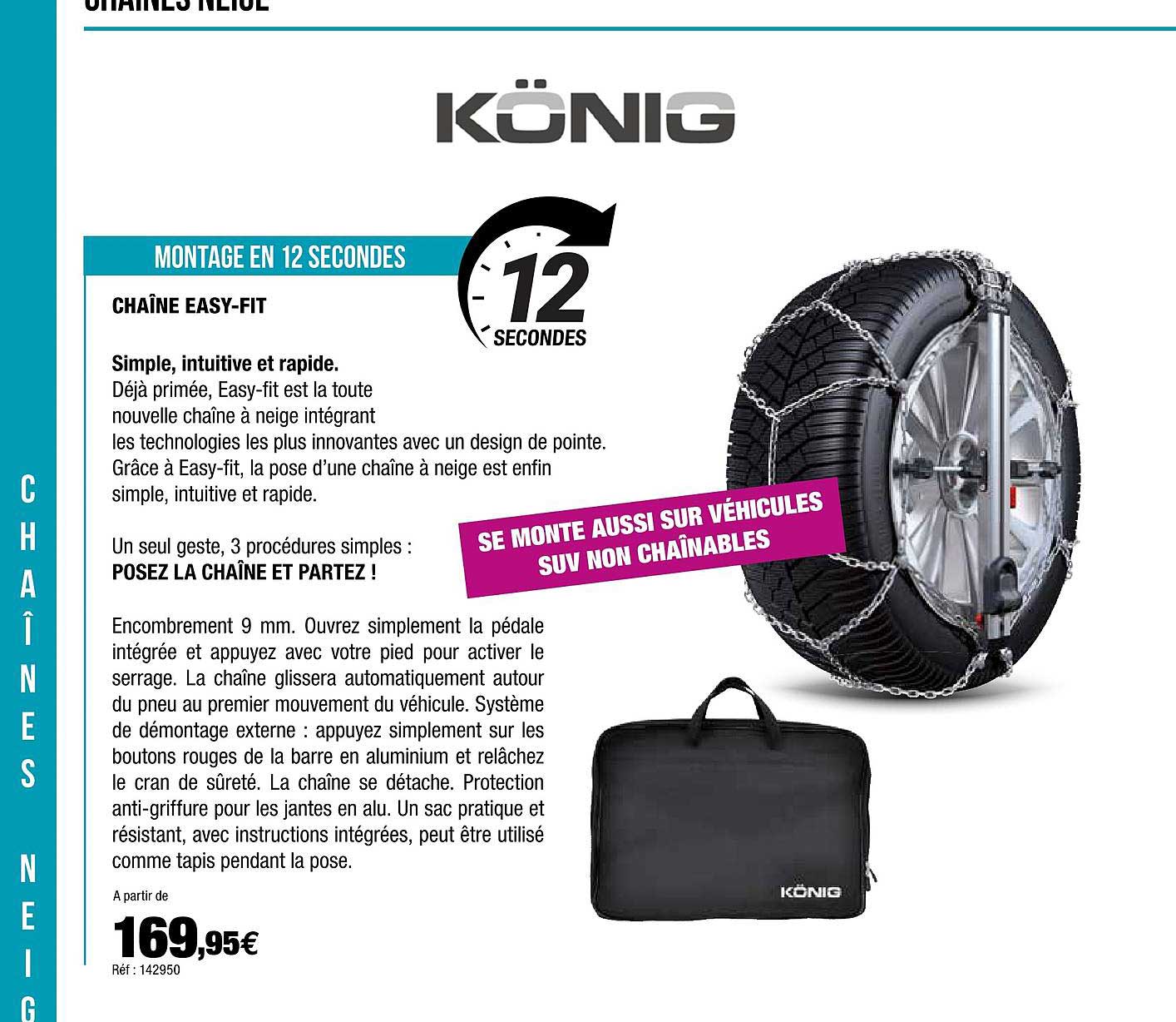 chaîne easy-fit könig